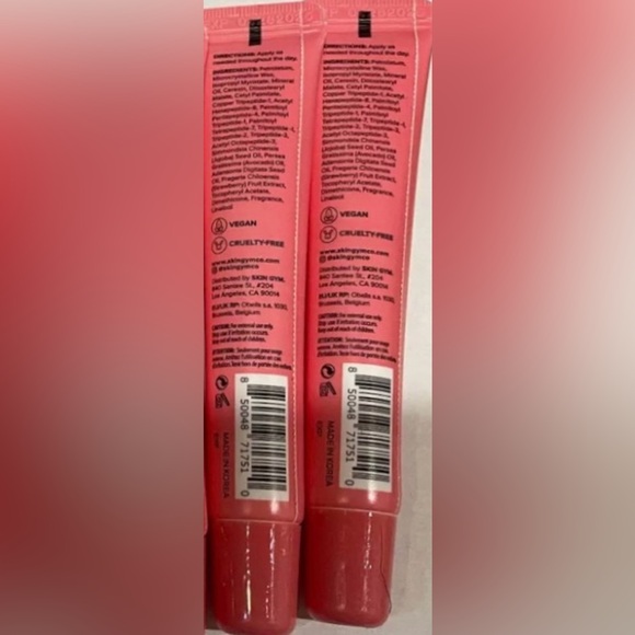 QTY 2 Lip Butter by SKIN GYM Scent: Peptide Berry Full Size Sealed NEW - Picture 2 of 3